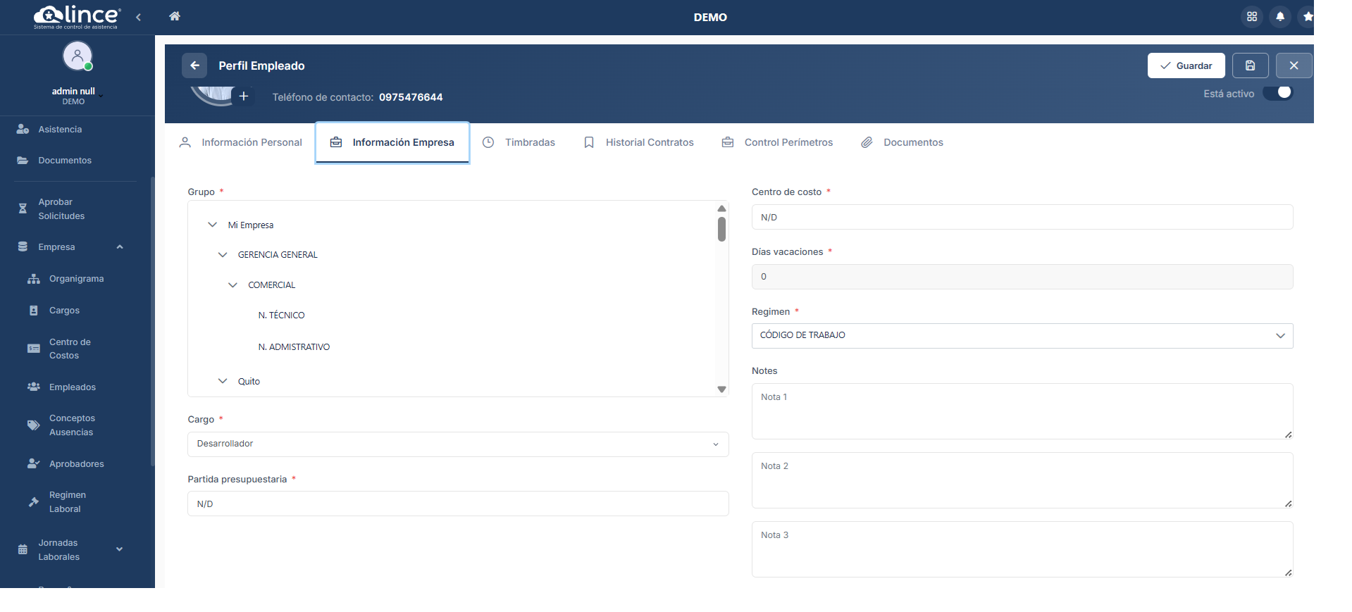 Información Empresa